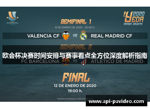 欧会杯决赛时间安排与赛事看点全方位深度解析指南